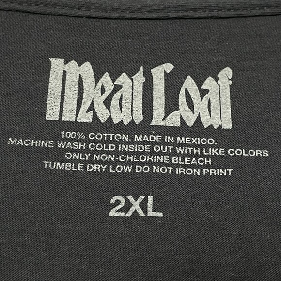 Meat Loaf I Will Do Anything for Love Rock Album T-shirt, size 2XL - Picture 3 of 4